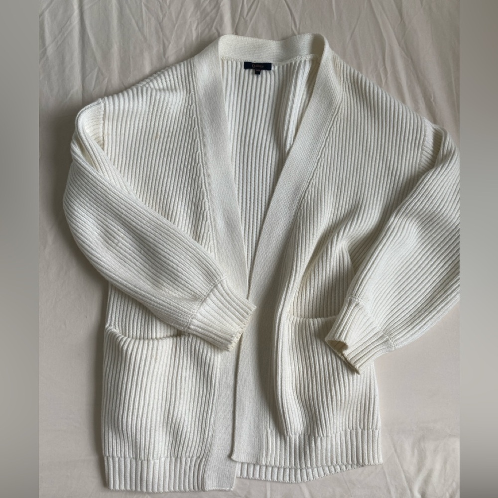 Quince 100% organic cotton XS cardigan